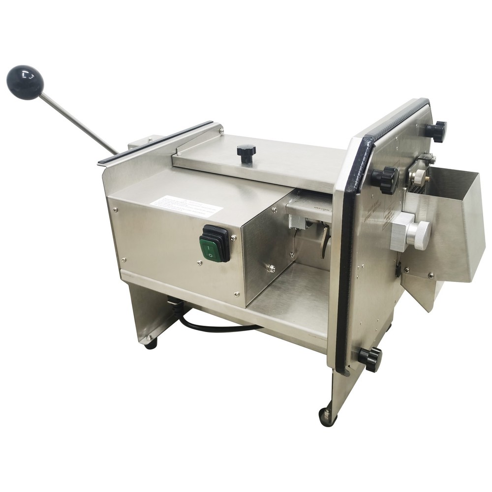 110V Automatic Electric Vegetable Dicer Machine Stainless Steel 6mm Dicing Grid