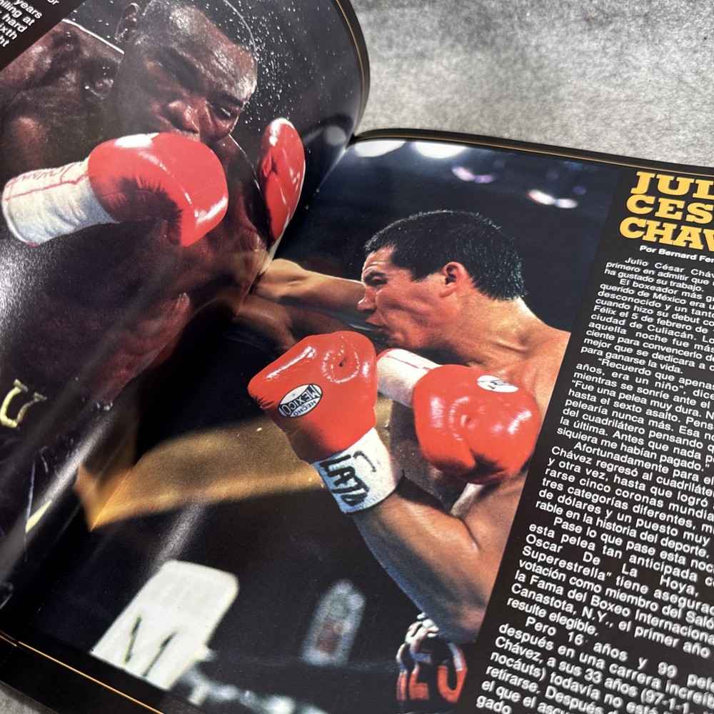 1996 ULTIMATE GLORY Boxing Official Program JULIO CESAR CHAVEZ vs DE LA HOYA
