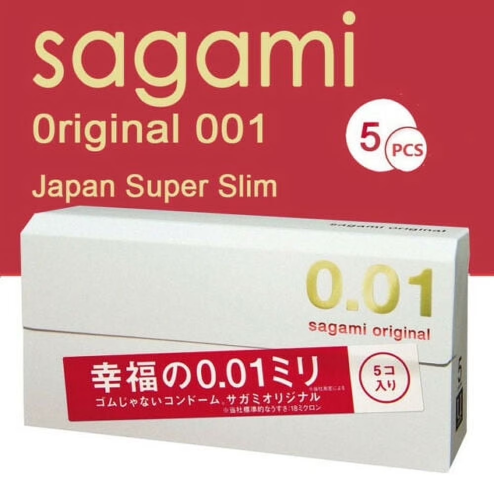 Sagami 001 Condoms Original Ultra Thin 0.01mm X 2 packs ( 10 pieces) condoms
