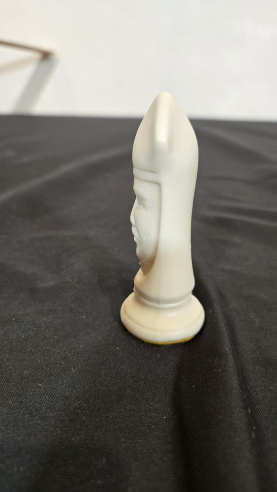 3.25" Mid Century Duncan White Bishop Replacement Chess Piece