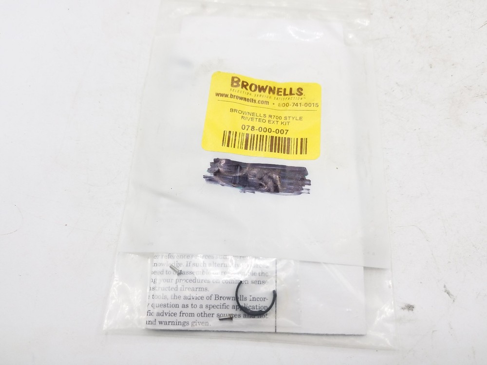 BROWNELLS REMINGTON 700-STYLE RIVETED EXTRACTOR KIT. For .473" Bolt Faces