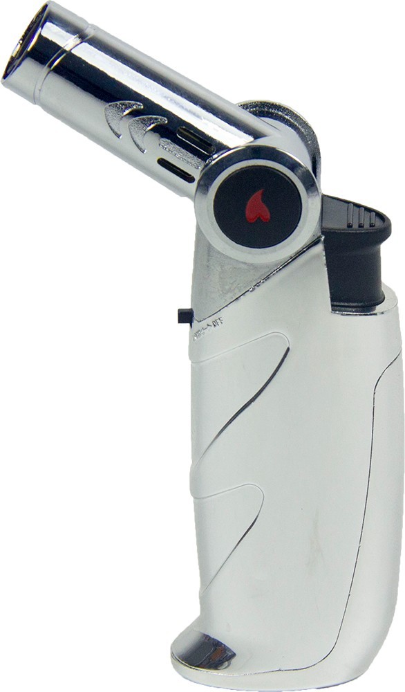 1 Torch Lighter Adjustable Head Refillable Jet Flame for Cigar BBQ Gift Kitchen