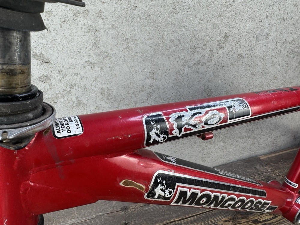 Mongoose TKO 20” Bmx Frame And Fork Team Issue