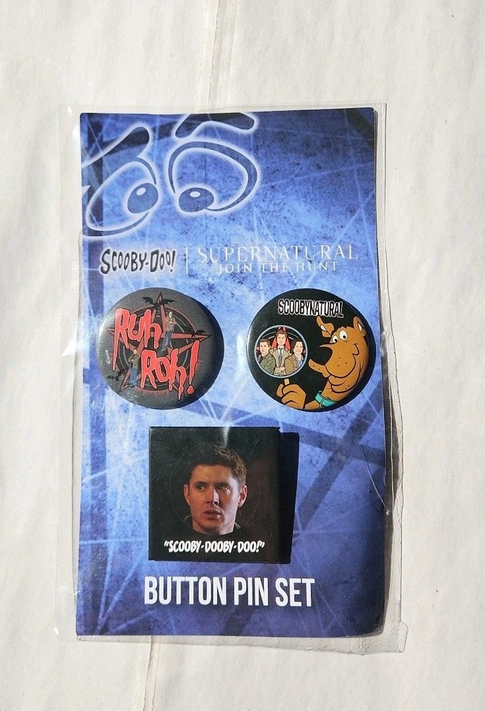 Supernatural Join The Hunt Scooby-Doo Button Pin Set