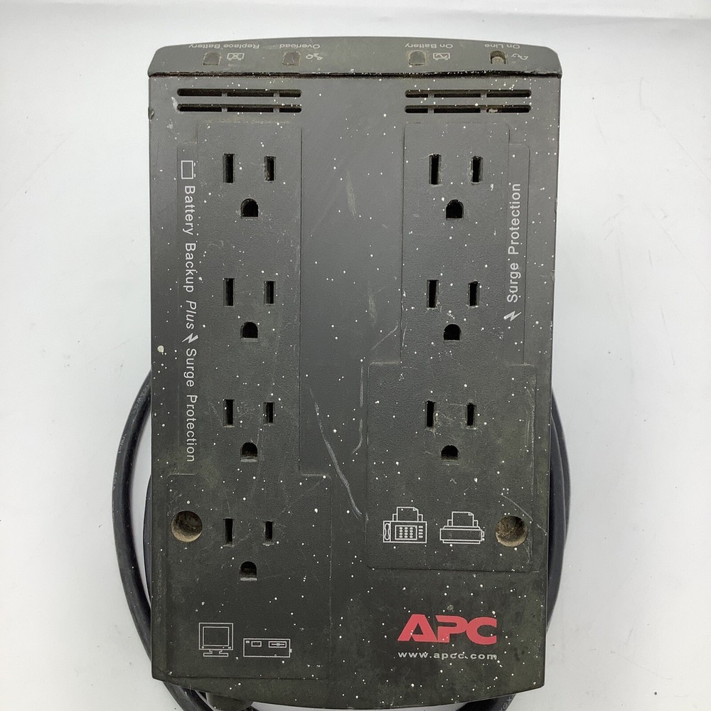 APC Back-UPS Pro 500 Surge Protector 7-outlet data cable NO battery