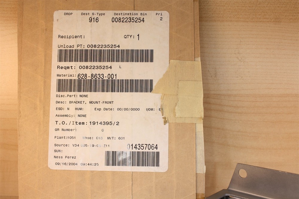 Collins Front Mount Bracket 628-8633-001