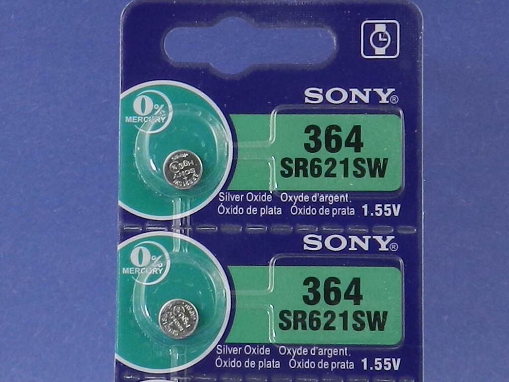 Sony 364 SR621SW Watch Battery 2Pcs