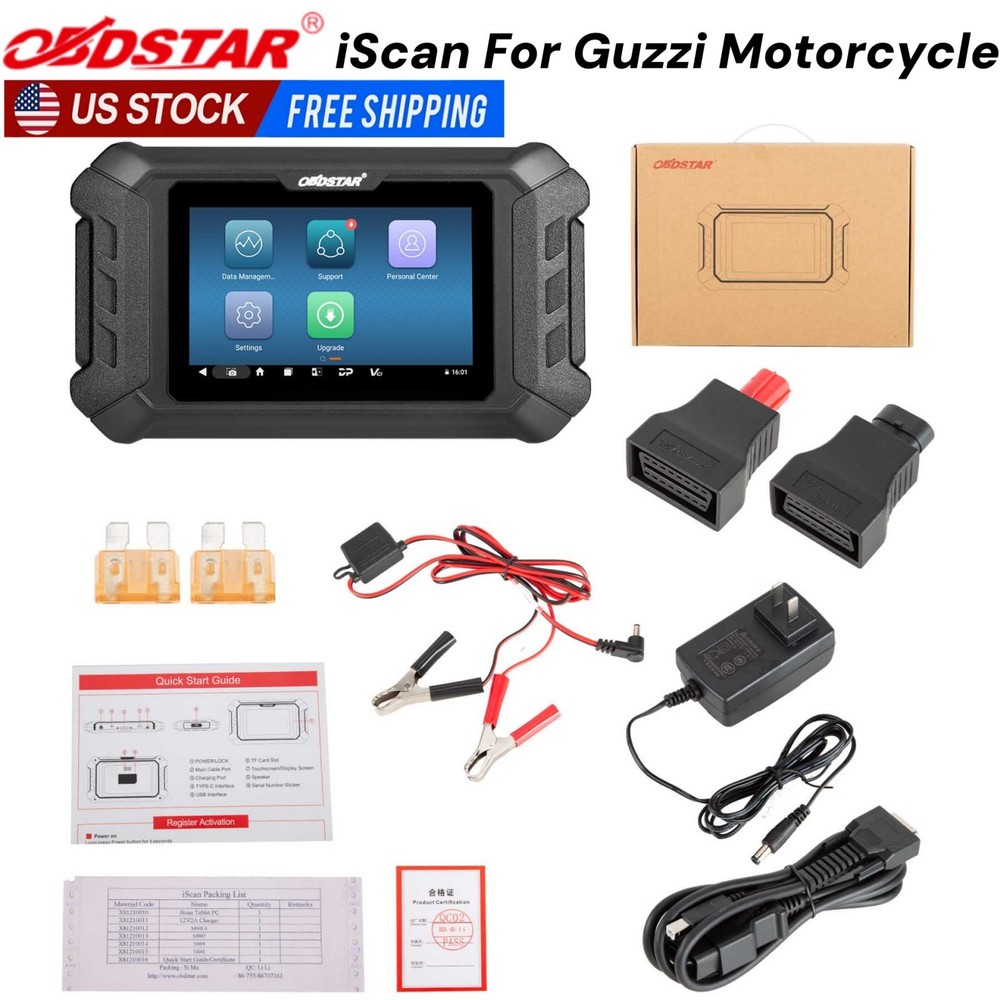 OBDSTAR iScan Intelligent Motorcycle Diagnostic Scanner For GUZZI code reading