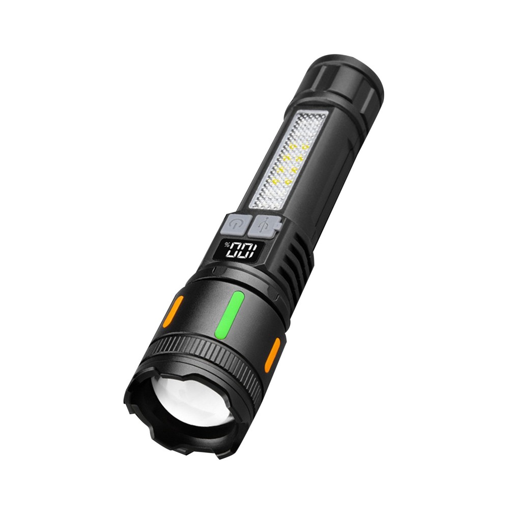 3000 Lumens LED Tactical Flashlight Rechargeable with Upgraded LCD Display