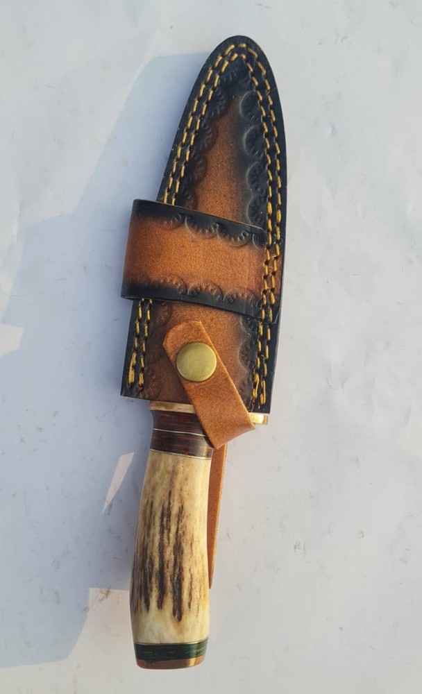 custom handmade fixed blade hunting knife
