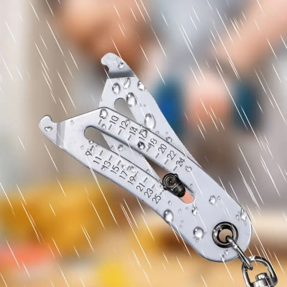 Portable Precise Thread Size Checker Keychain Bolt Size Checker Keychain Manual·