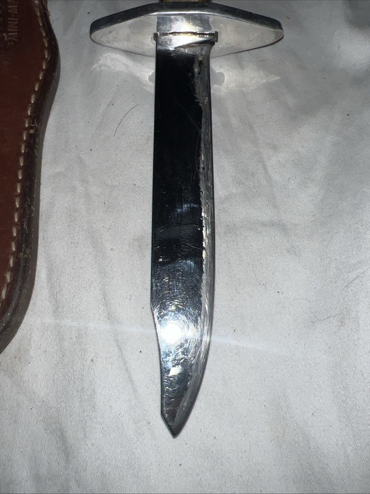 Custom/Homemade Bowie knife Antler Handle needs cap