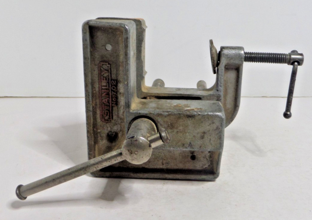 Stanley No. 702 vise clamp