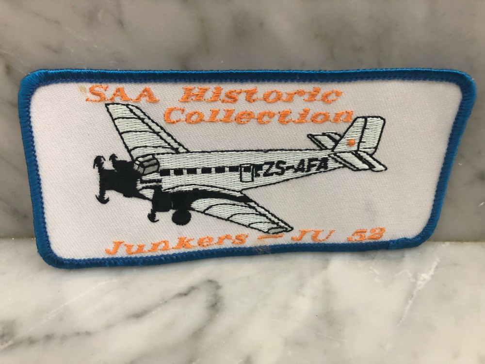 SAA HISTORTE COLLECTION JUNKERS-JU 52 PATCH 5' x 2,5" A1