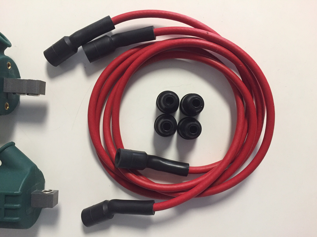 Dynatek Dyna Ignition Coils 3 ohm Dual Output DC1-1 Red 7mm Wires DW-300