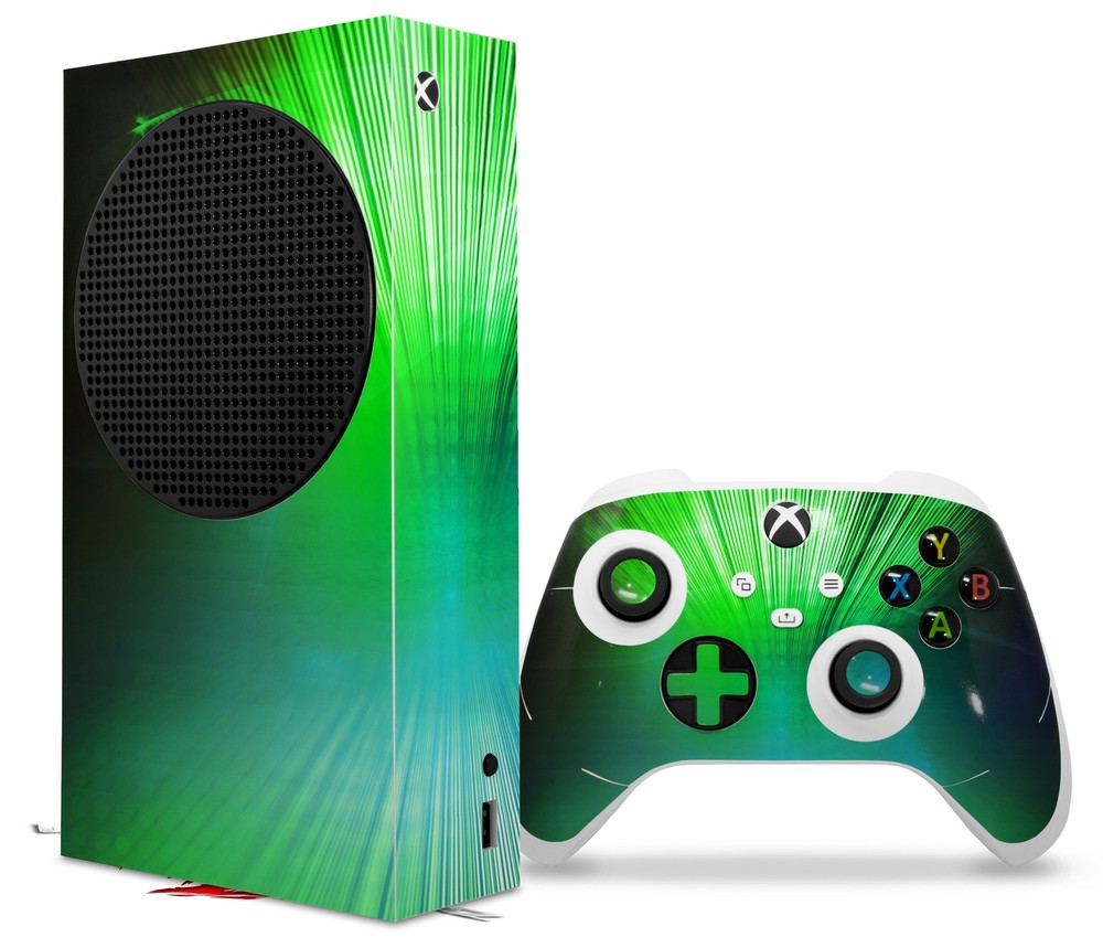 Skins XBOX Series S Console Controller Bent Light Greenish