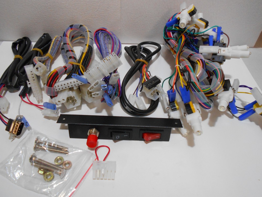 SLOT MACHINE 11 BUTTON , HARNESS , SWITCH KIT