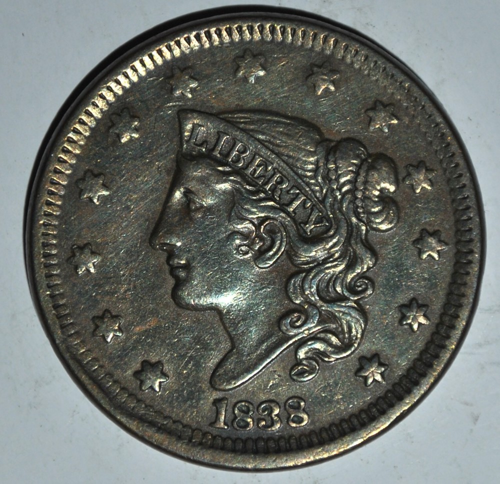 1838 Large Cent {{{C563