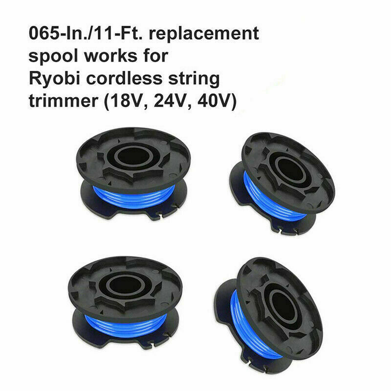 For Ryobi One+ 18/24/40V String Trimmer Line AC14RL3A .065 Spools & Caps