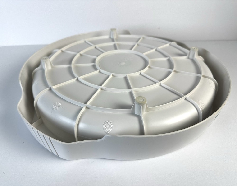 NuWave Pro Plus Oven Replacement Part Bottom Base White Pan Only