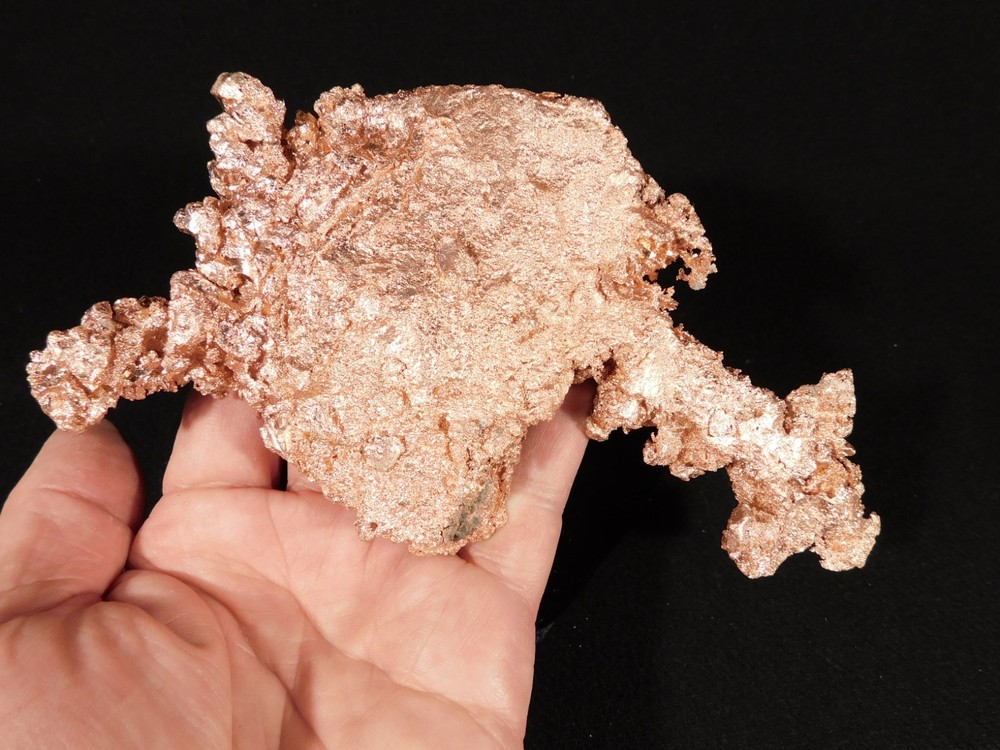 Huge! Super Heavy Solid COPPER NUGGET or Native Copper Float Michigan 888gr