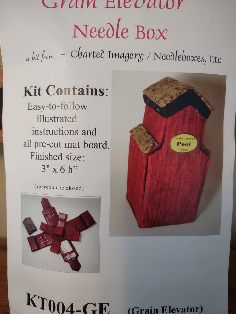Grain Elevator Needle Box Kit Sewing Craft Storage PMQuilting Storage