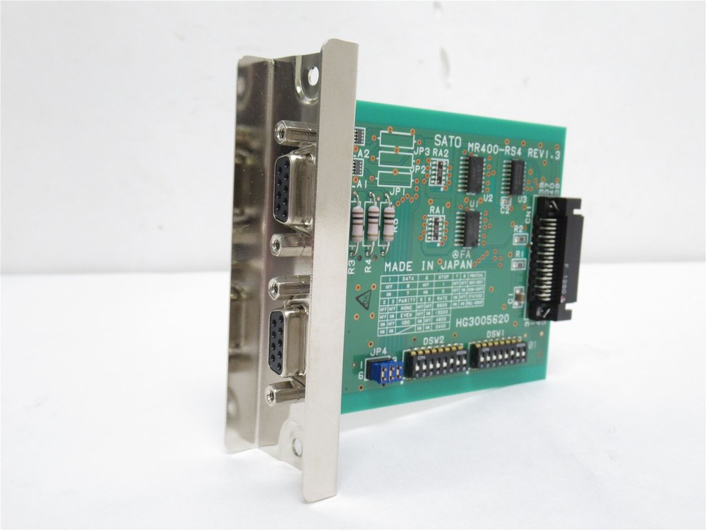 228337 New-No Box; Sato MR400-RS4 PC Interface Card