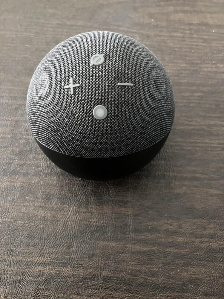 Used Black Amazon Echo Dot (4th Gen) Smart Speaker Alexa