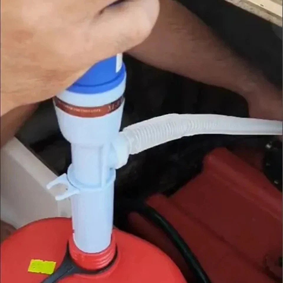 Battery Powered Electric Fuel Transfer Siphon Pump Gas Oil Water Liquid 2.2 GPM