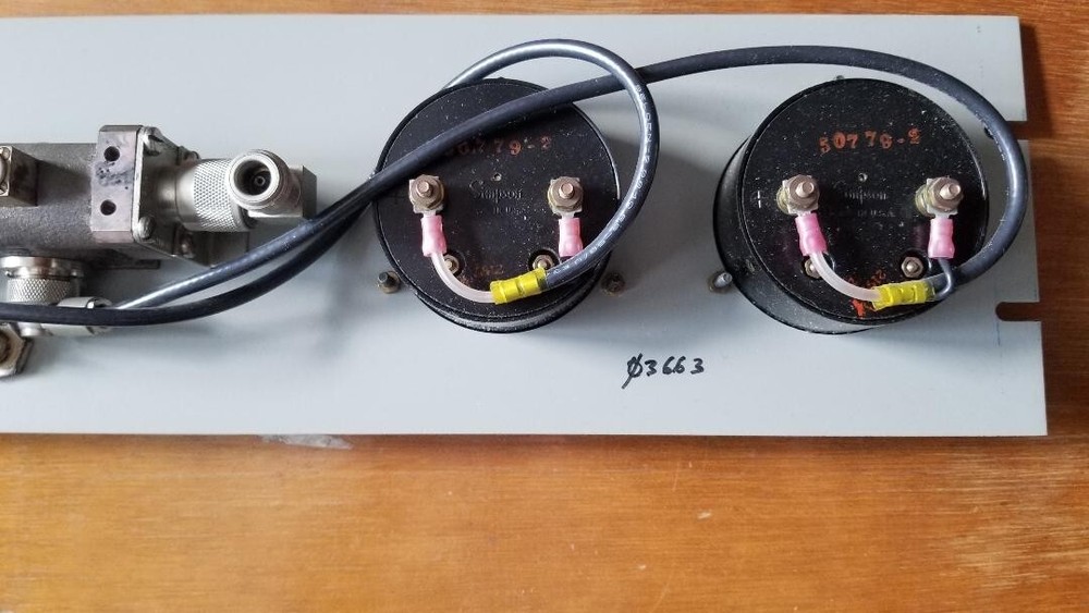 Bird 4527 Thruline rack mount dual meter Wattmeter, includes 2 elements