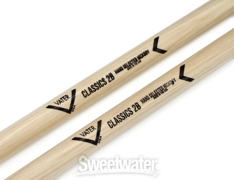 Vater Classics Drumsticks 3-pack - 2B - Wood Tip