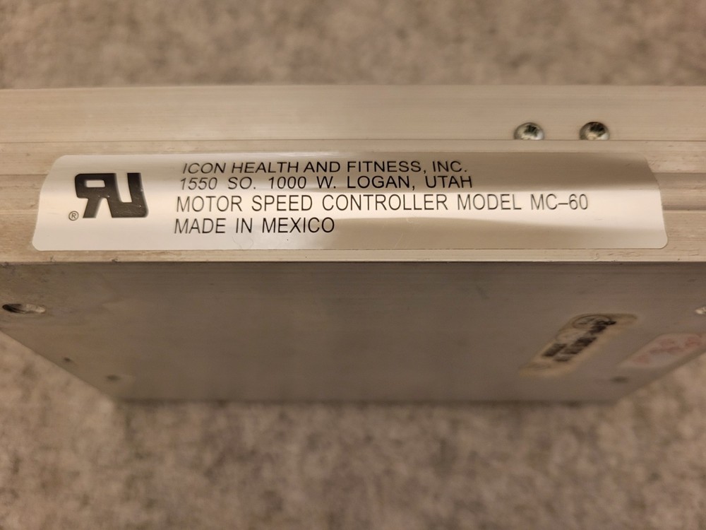 Treadmill Motor Controller Board MC-60 part number 128957