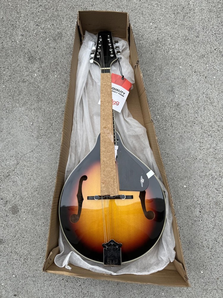 Stagg M20-S Bluegrass Mandolin Solid Spruce Top A-Style Violin Burst 8 String