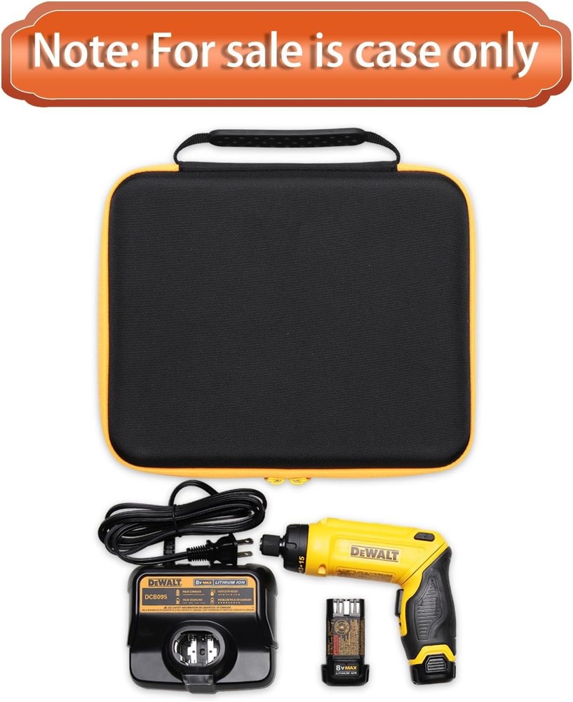 LTGEM Case Compatible with DEWALT DCF680N2 8V MAX Cordless Screwdriver, Batterie