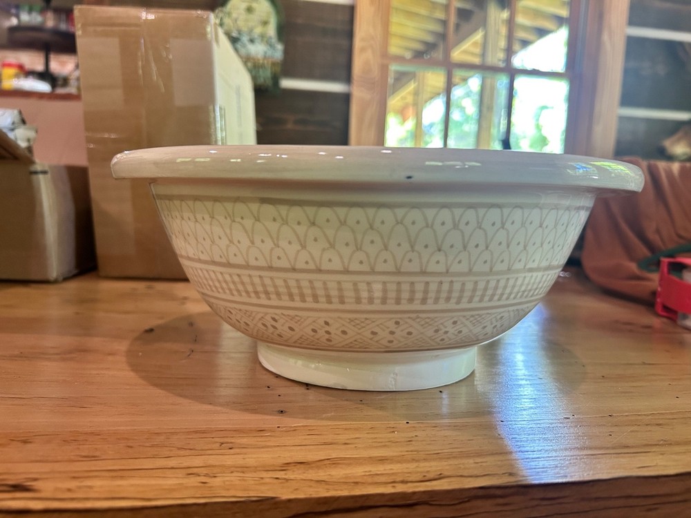 Moroccan hand painted sink