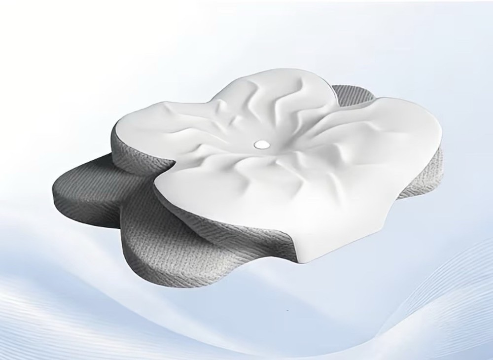 Flower-shaped ergonomic memory foam Cervical neck support Pillow