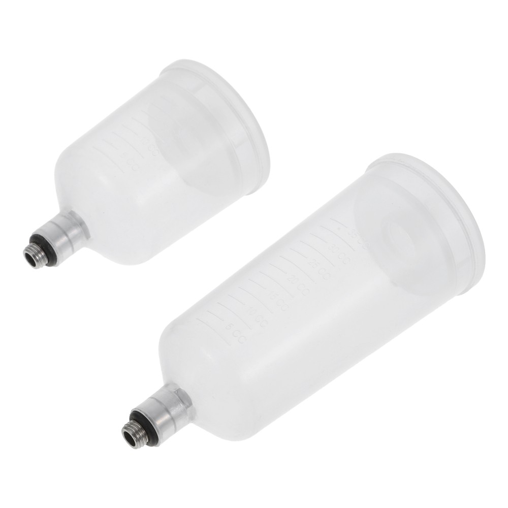 2 Pieces Split-type Airbrush Paint Cup Refillable Sprayer Containers