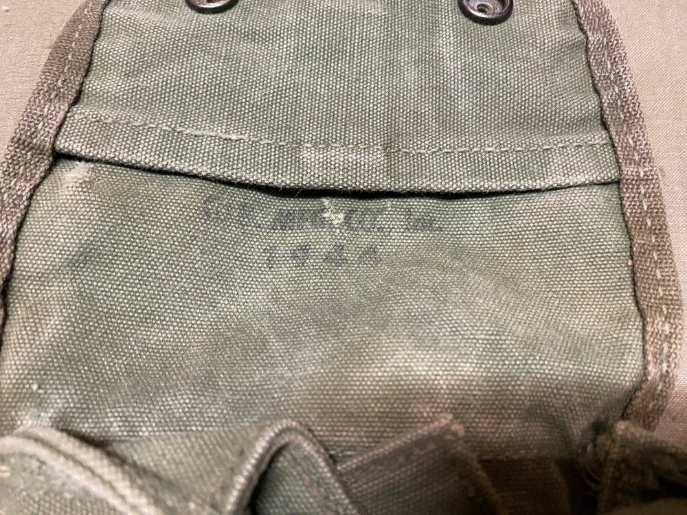 ORIGINAL WWII US ARMY M1944 JUNGLE FIRST AID KIT CARRY POUCH-1944,