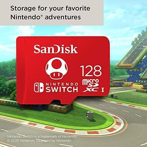 SanDisk 128GB microSDXC Memory Card for Nintendo Switch SEALED