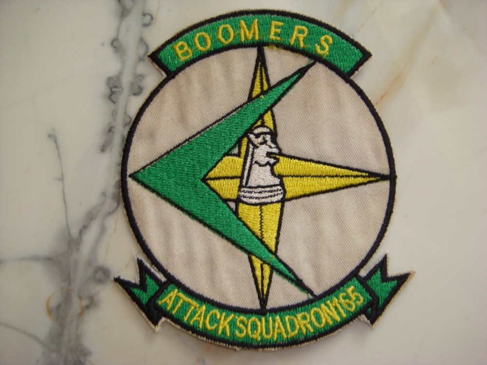 US NAVY ATTACK SQUADRON VA-165 "BOOMERS",  VIETNAM WAR PATCH