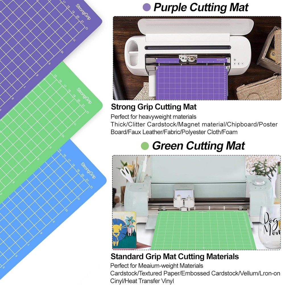 6PCS Cutting Mats Compitable with Explore Air 2/Air/One/Maker 3/Maker 3PCS