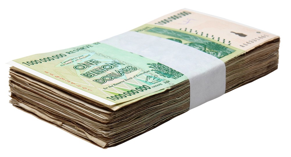 Zimbabwe 1 Billion Dollars, 2008, P-83, Damaged X 100 PCS Bundle Pack