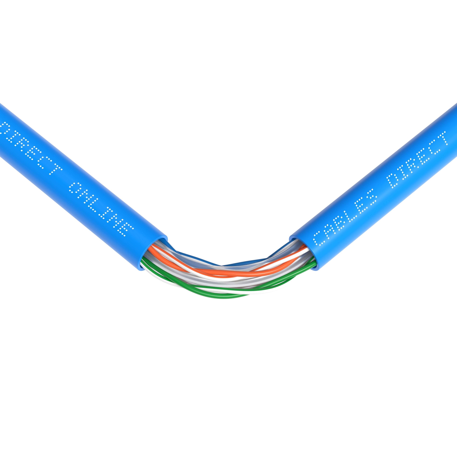 500/ 1000ft CAT6 Cable 23AWG Bulk Solid Network Wire White Blue Gray Black Green