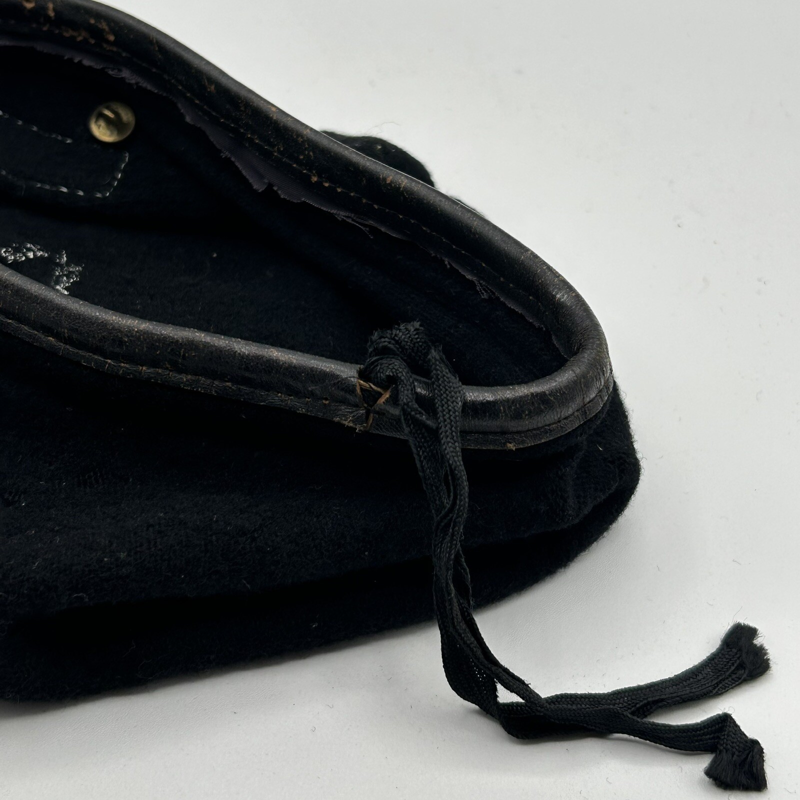 Vintage Army Ranger Beret Black Wool Normandy Basque ARVN Pin