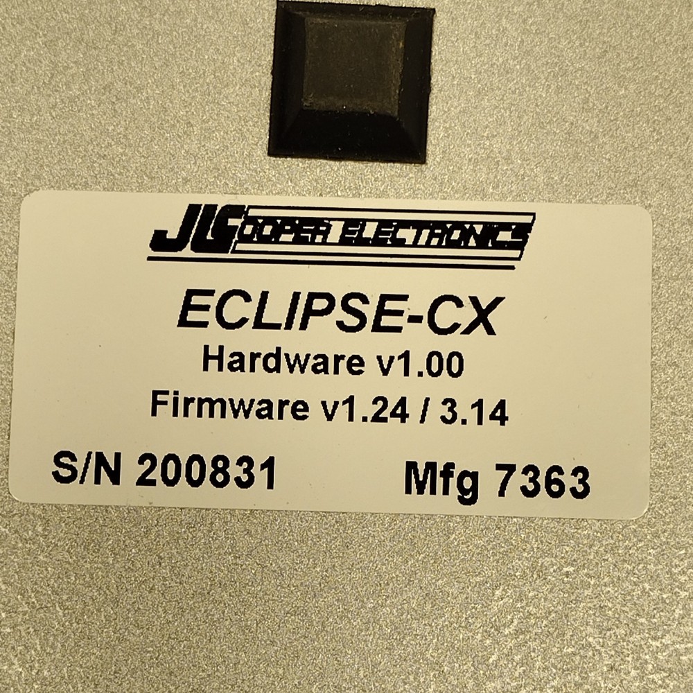 Lot of 2 - JL Cooper Eclipse CX - No Power Cords -Missing Dials/Knobs- For Parts