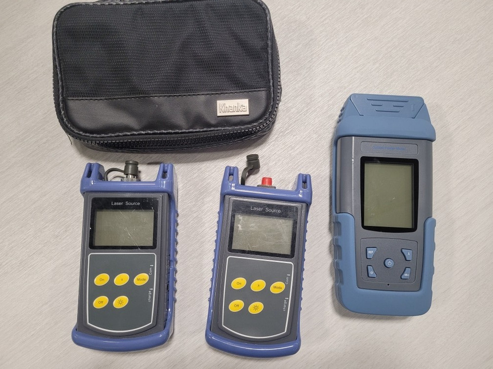 RMT OPTICAL POWER METER & LASER LIGHT SOURCES - WORK GREAT!