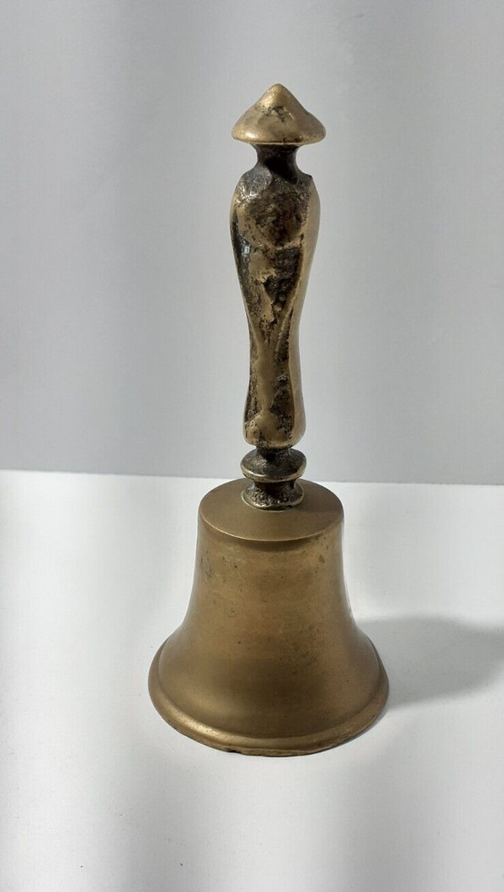 Vintage Solid Brass Bell 5.5" Made in Korea