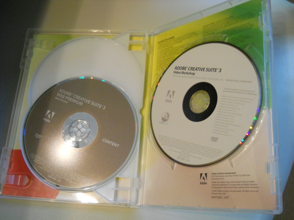 Adobe Creative Suite 3 Web Premium for Mac w/ Serial Number