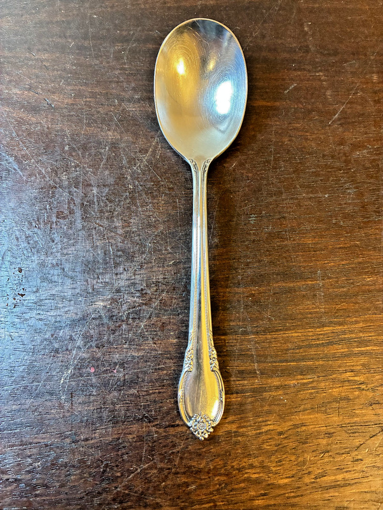 International Silver Remembrance, Sugar Serving Spoon, 5 3/4" Silverplate