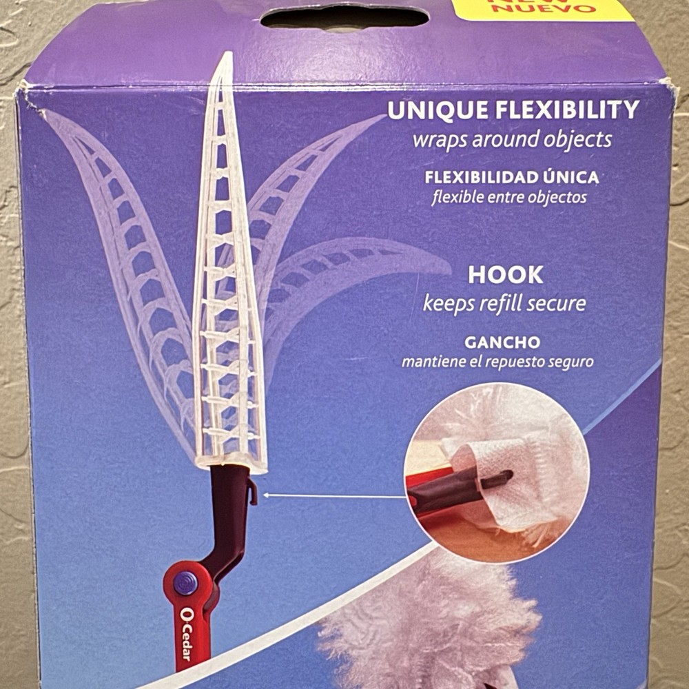 3pk O-Cedar Flex & Catch Duster with 3ft Extendable Handle Great for Ceiling Fan